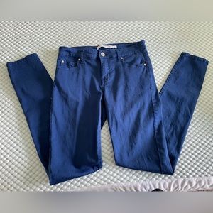 Celebrity pink mid rise skinny blue pants